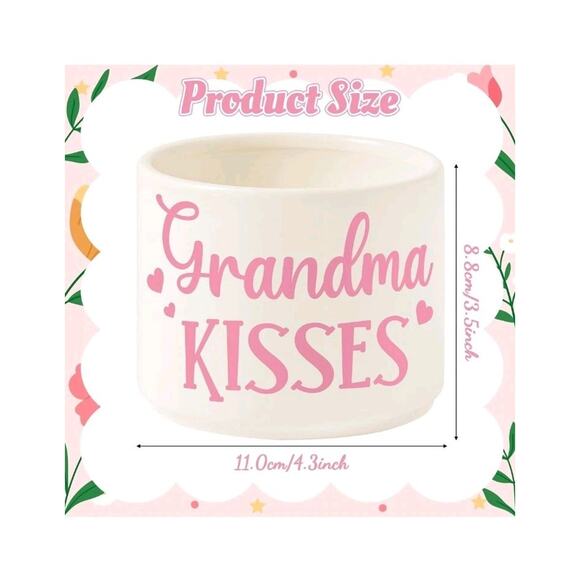 Candy Dish Cauldron, Mother Mini Ceramic Candy Bowl Tiered Tray Decor, Snack... - Picture 3 of 7